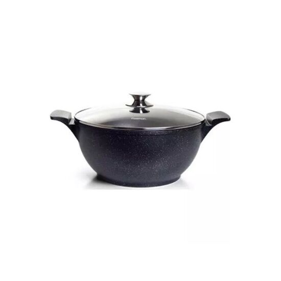 Кастрюля Fissman Grande 14322, 32х15 см, 9,3 л, стеклянная крышка, изображение 2