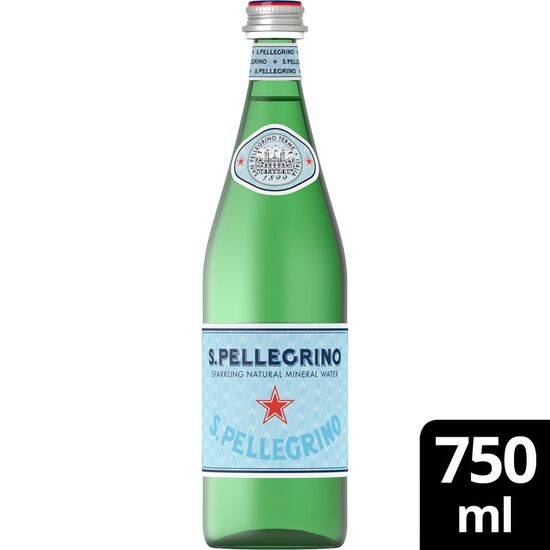 Apă minerală SAN PELLEGRINO, Carbogazoasă, 0.75L