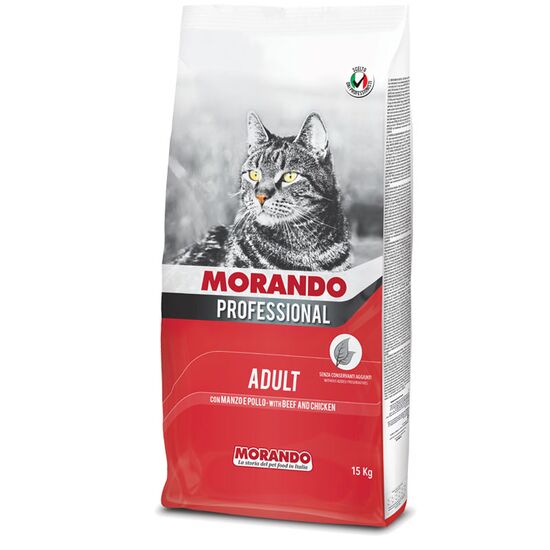Сухой корм для кошек MORANDO PROFESSIONAL Adult MNZ/POL, 15 кг