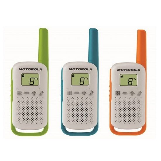 Stații radio MOTOROLA TalkAbout T42, Set de 3 bucăți, 16 canale, 4 km, 2 image
