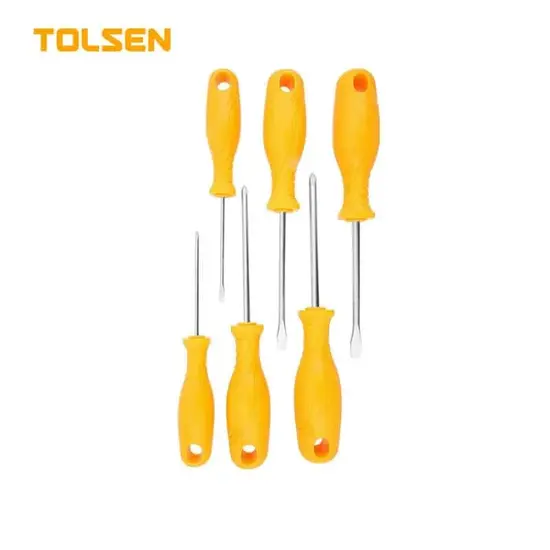 Set de 6 surubelite TOLSEN, SL3.0x75/SL5,5x100/SL6.5x100
