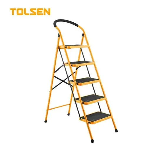 Scară din oțel TOLSEN, 5 trepte, 150kg
