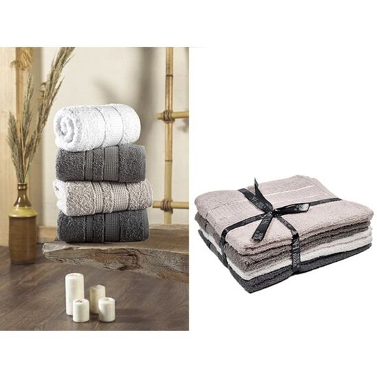 Set prosoape NH Towel Set, bumbac, 4 buc, 50X80 cm