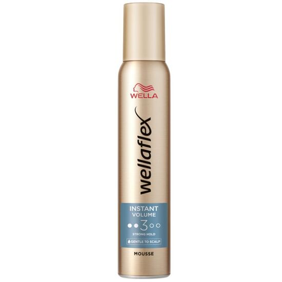 Mousse pentru par WELLAFLEX Volum Instant, fixare medie 3, 200 ml, 2 image