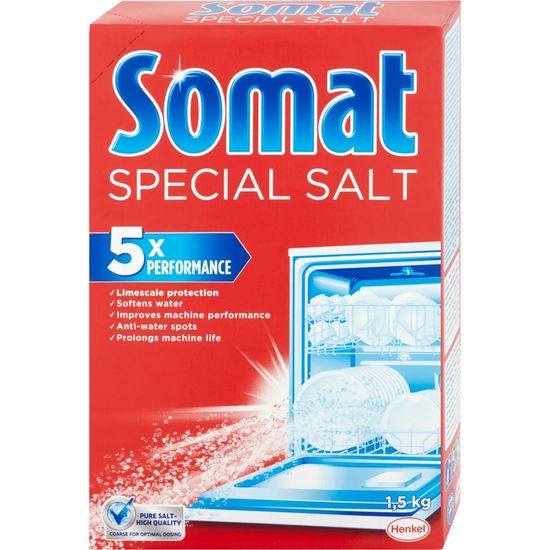 Средство  для посудомоечных машин SOMAT соль 1500 г