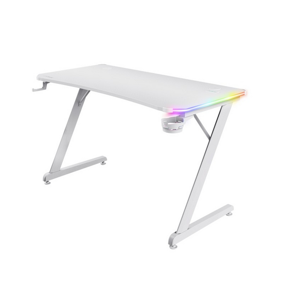 Игровой стол TRUST LUMINUS GXT 709W, RGB, 120x60 cм, белый, изображение 2