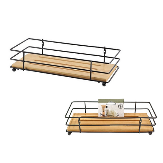 Полка Tendance, 26.5X11.5X6 см, Из чёрной стали