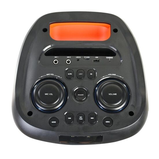 Портативная колонка Eden ED-839, with 2 Wireless Microphones, 80W, H=72 cm, Black, изображение 3