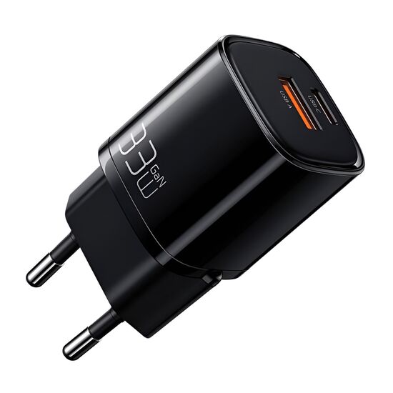 Încărcător Mcdodo Nano Series 1*USB-A+1*Type-C, 3A, 33W, Black