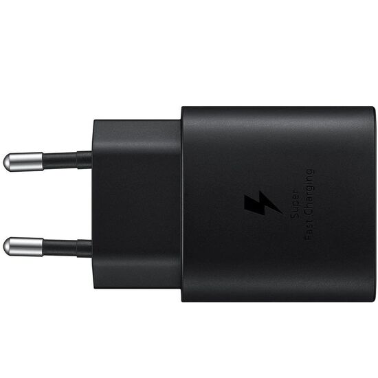 Încărcător Samsung 1xType-C, Super Fast Charging, 25W, (w/o cable), Black, 2 image