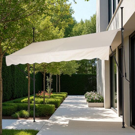 Cort ProGarden baldachin de perete extensibil, 2.5 х 1.2 m, 2 image