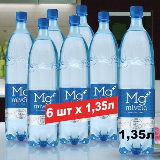 Set apa MG MIVELA necarbogazoasa, 1.35 L х 6 buc