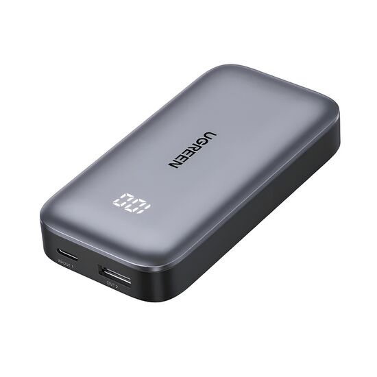 Power Bank UGREEN Two-way Fast Charging, 10000mAh, 30W, Grey, 3 image