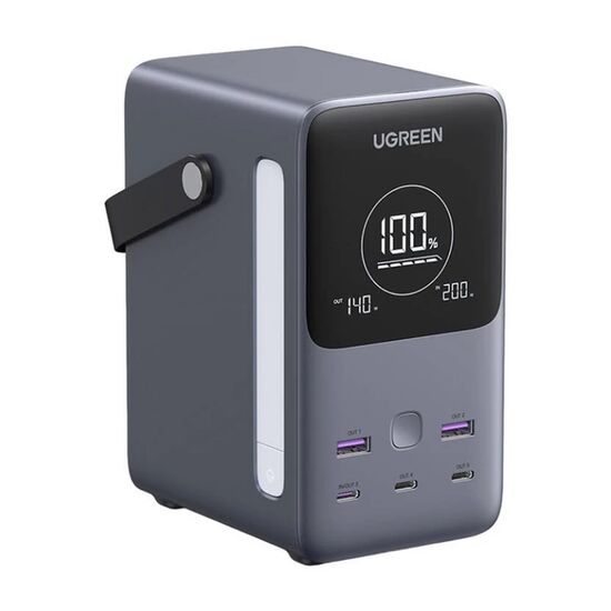 Power Bank UGREEN Two-way Fast Charging, 48000mAh, 300W, Grey, изображение 2