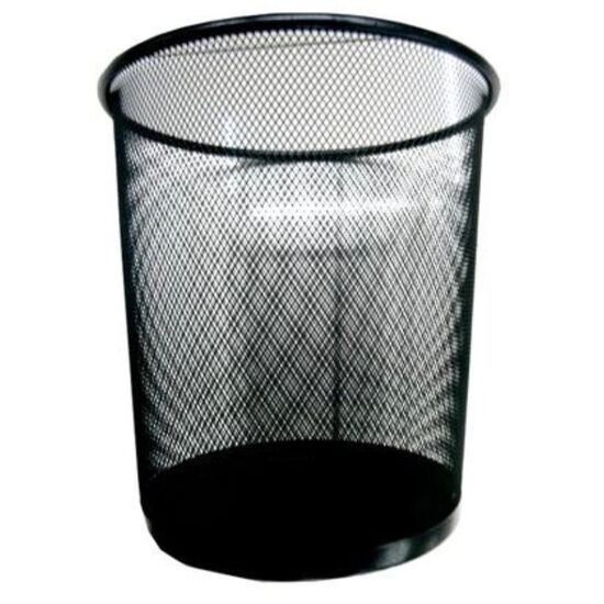 Cos pentru hartie, Metal, Diverse culori, 16 L, 28.5 cm, 3 image