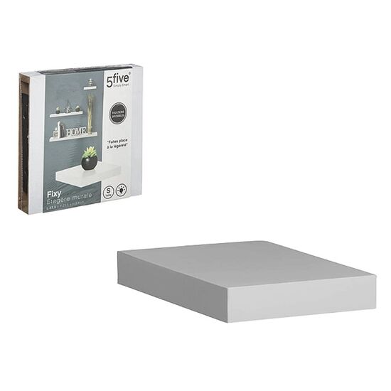 Raft Five "Patrat", 23.5х23.5х3.8 cm, MDF, alb