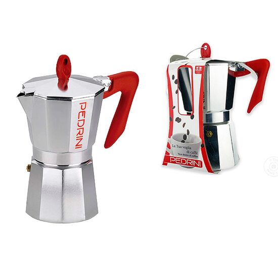 Ibric de cafea pentru 6 cani Pedrini, din aluminiu, clasica, 2 image