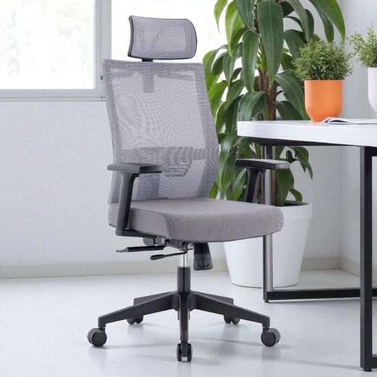 Scaun de birou DECOPRIM PLUS GALAXY, Grey