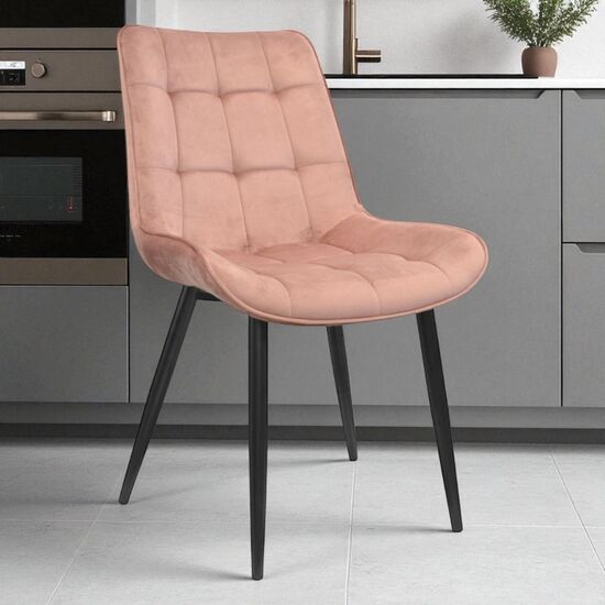 Scaun DECOPRIM PLUS Hans HLR44, Catifea, Rusty+Black Legs