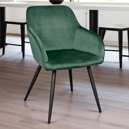 Стул DECOPRIM PLUS Airis HLR57, Green+Black Legs