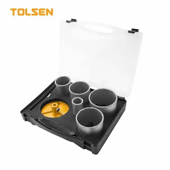 Набор корончатых сверл TOLSEN