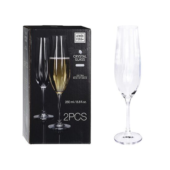 Set pocale sampanie Atmosfera Invino, 260 ml, 2 buc, 2 image