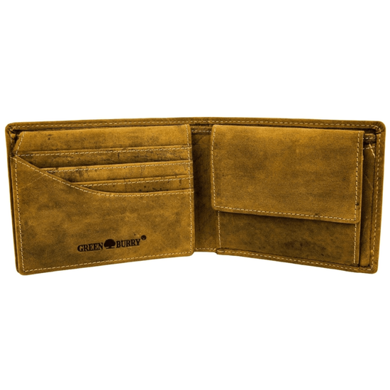 Portofel Green Burry 1705-WULF-25, Vintage Lup, 2 image
