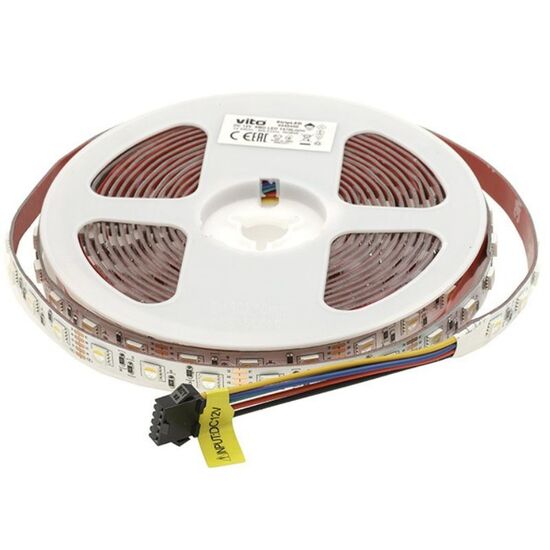 Banda VITO LED PLUS 14,4W/m /1470Lm/RGB+W/12V/5050/60CHIPS/m/IP20, 2 image