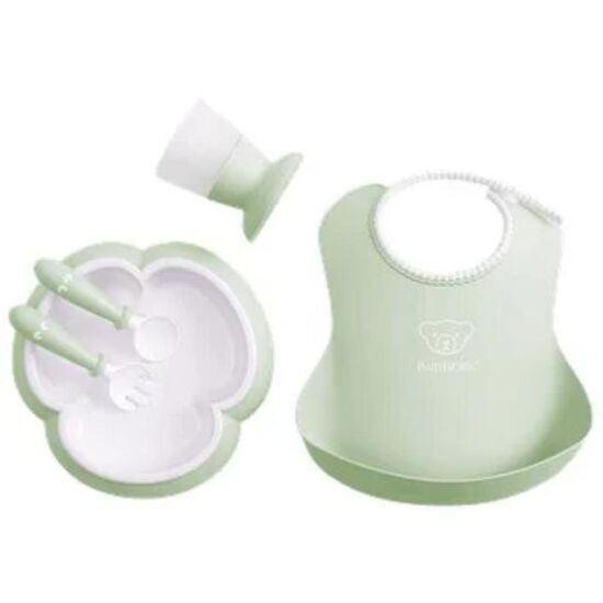 Set pentru servire masa BABYBJORN Powder, Green
