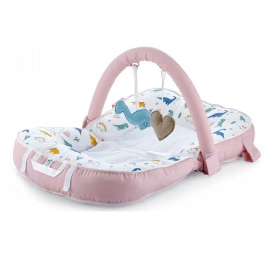 Бебинест BABYJEM Sit and Play, Розовый, изображение 2