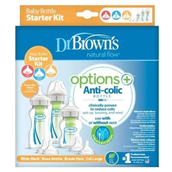 Set de biberoane DR. BROWN'S, Cu gat larg, 3 image