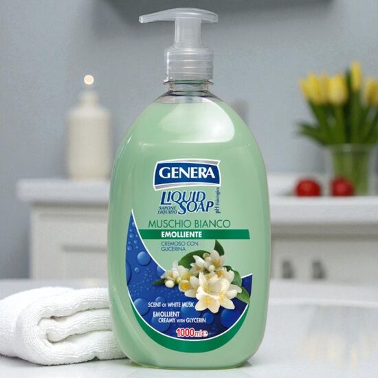 Sapun lichid GENERA mosc alb, 1000 ml