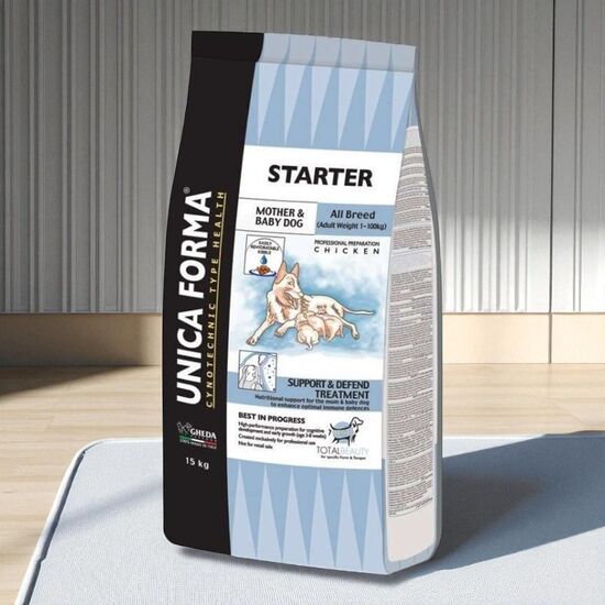 Сухой корм UNICA FORMA Starter Profesional Preparation, для собак, 15кг
