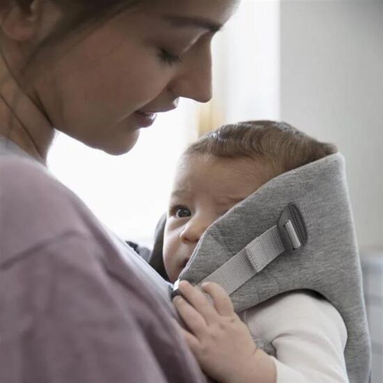 Marsupiu BABYBJORN Mini, Light Grey, 3D Jersey, 8 image