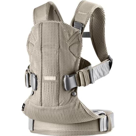 Переноска BABYBJORN One Air Greige, 3D Mesh, изображение 2
