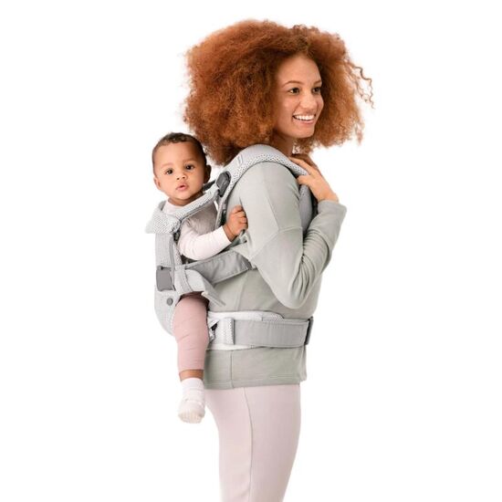 Переноска BABYBJORN One Air Greige, 3D Mesh, изображение 4