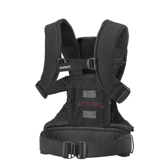 Marsupiu BABYBJORN One Air, Black, 3D Mesh, 3 image