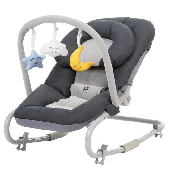 Balansoar cu jucarii PREMAMAN Comfy, Gri, 2 image