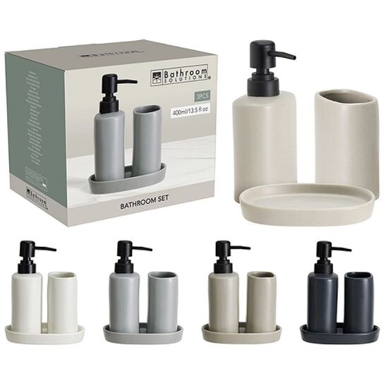 Set pentru baie din ceramica Bathroom, 3 buc