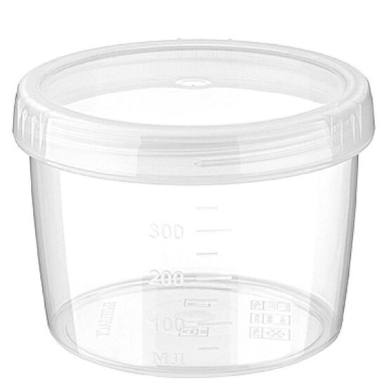 Borcan BYTPLAST Phibo, cu gradatii, capac twist-off, 500 ml