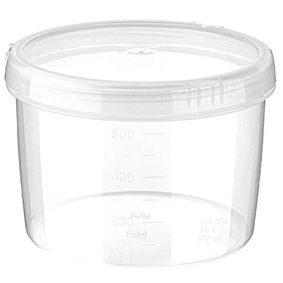 Borcan BYTPLAST Phibo, cu gradatii, capac twist-off, 750 ml