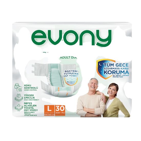 Scutec pentru adulti EVONY, Large, 30 buc