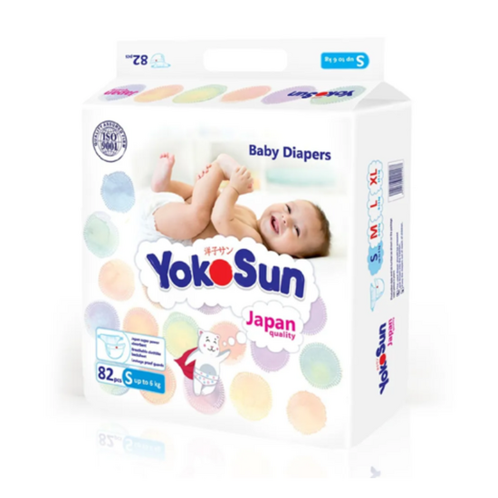 Подгузники детские YOKOSUN, S, 82 шт