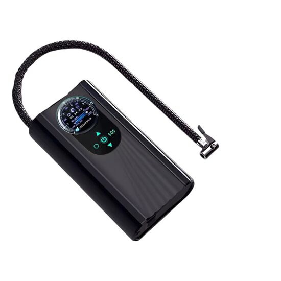 Насос Portable Car Tire Inflator - Electric Air Pump, Black, изображение 2
