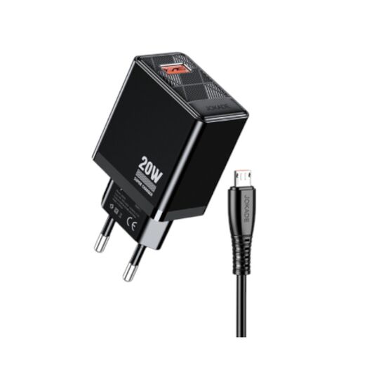 Încărcător Jokade 1*USB-A 5A, 20W with Cable Micro-USB JB086, Black