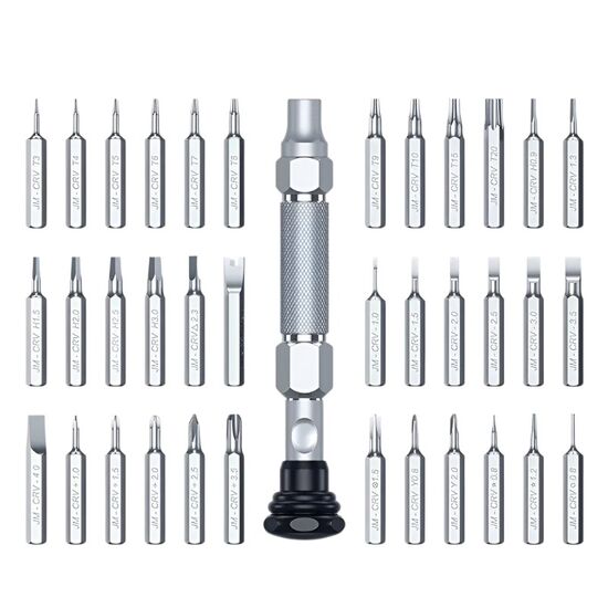 Set de șurubelnițe UGREEN Screwdriver Set 38in1 Aluminum Alloy CM372, Black, 2 image