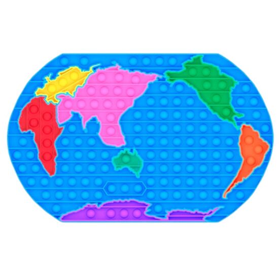 Jucarie-antistres Popit Map MultiColor