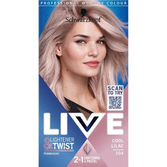 Краска для волос SCHWARZKOPF LIVE COLOR, 104 Холодная сирень