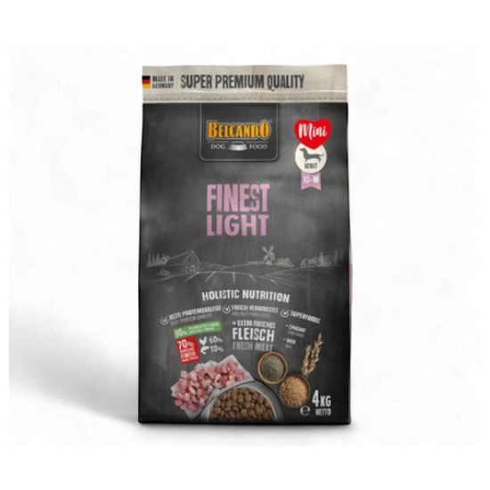 Hrana uscata caini BELCANDO FINEST LIGHT, 4 kg