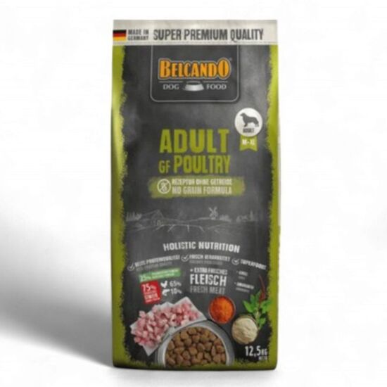 Hrana uscata caini BELCANDO GRAIN FREE GF POULTRY, 12.5 kg